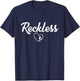 Faith Christian Reckless Love Heart and Cross Shirt T-Shirt - T-Shirt | Navy
