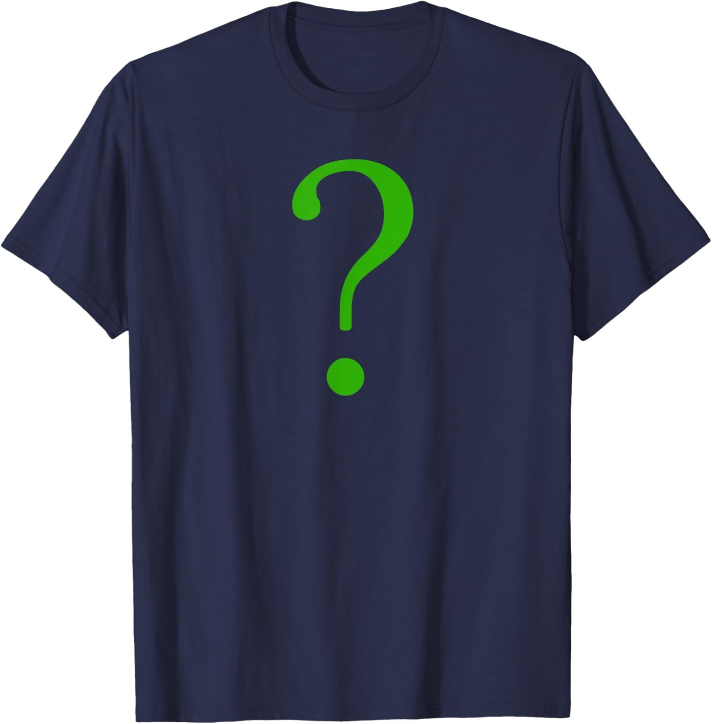 Question Mark Funny Saying for Curious People T-Shirt - T-Shirt | Navy