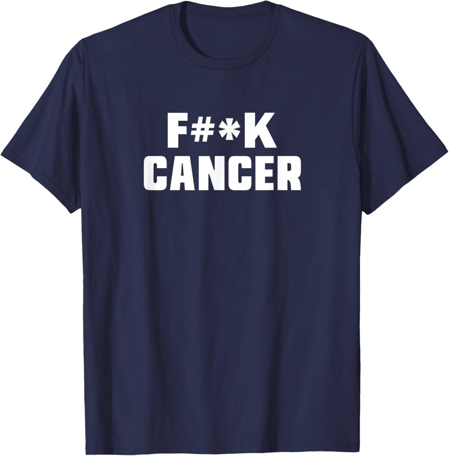 F##k Cancer T-Shirt - T-Shirt | Navy