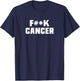 F##k Cancer T-Shirt - T-Shirt | Navy