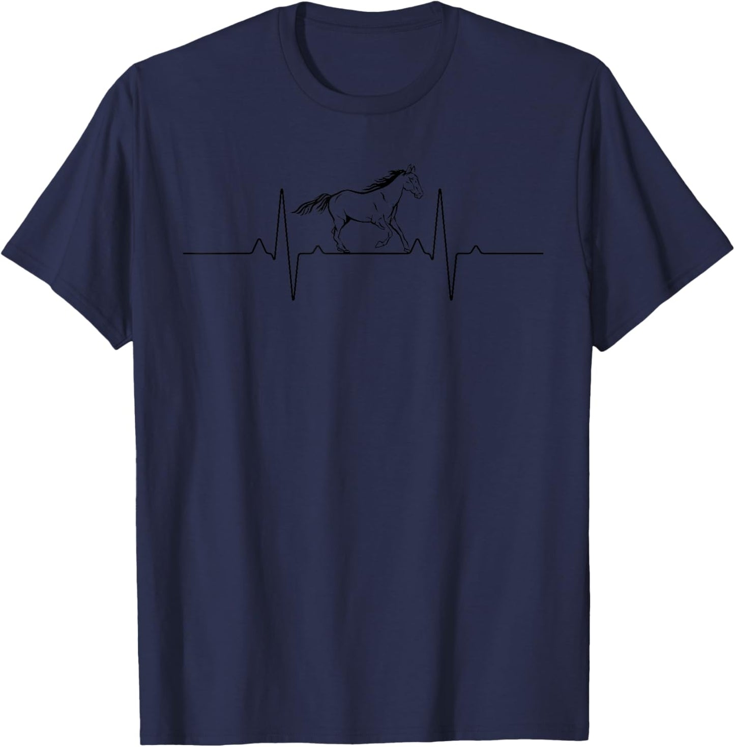 Cool Horse Design Women Pony Owner Horse Lover T-Shirt - T-Shirt | Navy