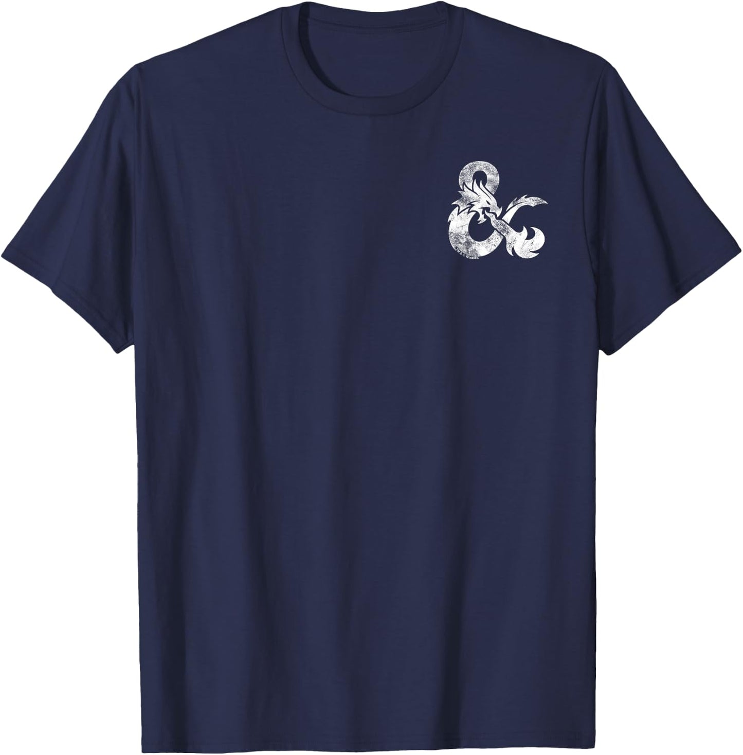 Dungeons & Dragons Dragon Ampersand Pocket Logo , black T-Shirt - T-Shirt | Navy