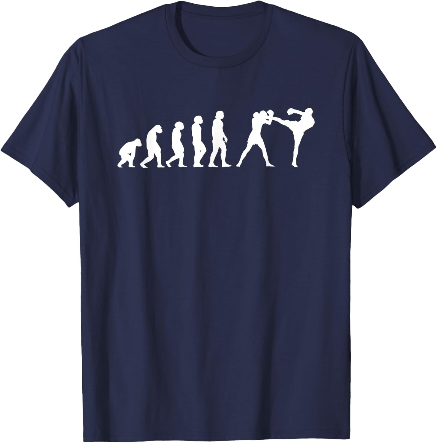 Evolution Kickboxing Kickboxer , black T-Shirt - T-Shirt | Navy