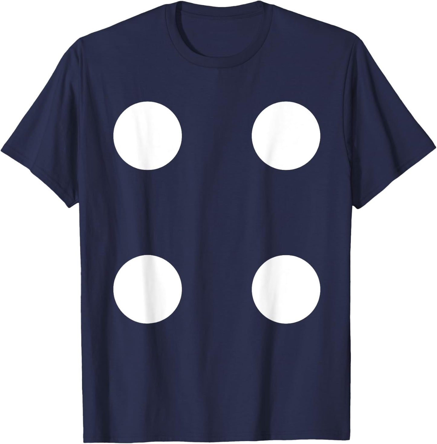 Human Dice Number 4 Group Matching Halloween Costume Family T-Shirt - T-Shirt | Navy