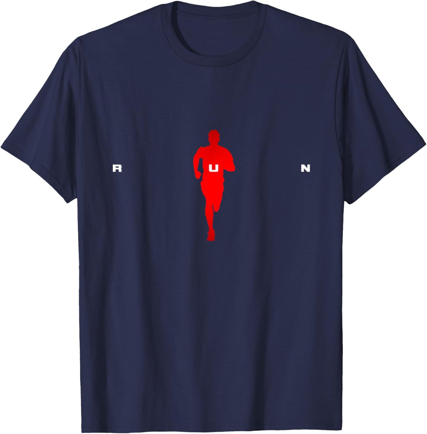 BASBO Run Runner Running , Small, Black T-Shirt - T-Shirt | Navy