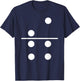 Domino Two Four Matching Halloween Gift Group Costumes 2-4 T-Shirt - T-Shirt | Navy