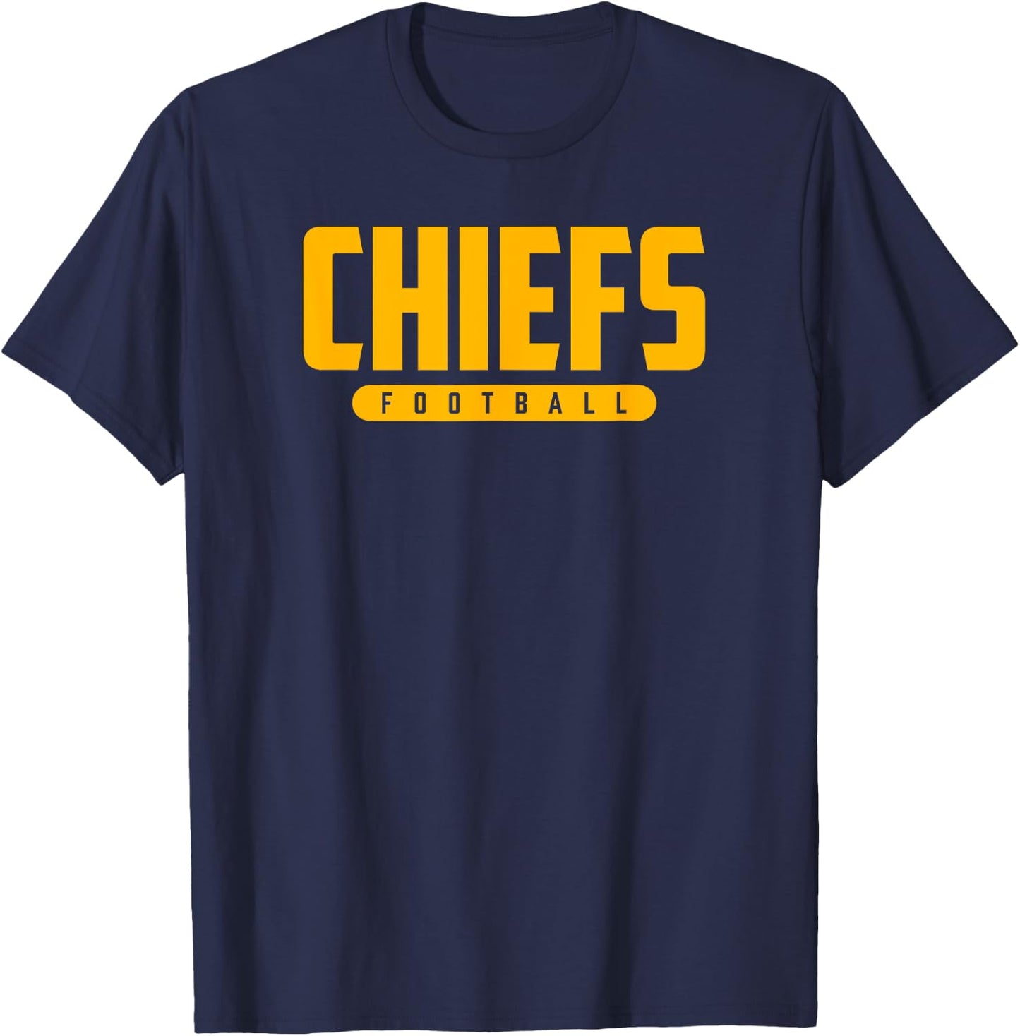 Sequoyah Chiefs Football T-Shirt - T-Shirt | Navy