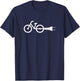 Ebike Electric Bike Funny Gift Novelty Bicycle E-Bike T-Shirt - T-Shirt | Navy