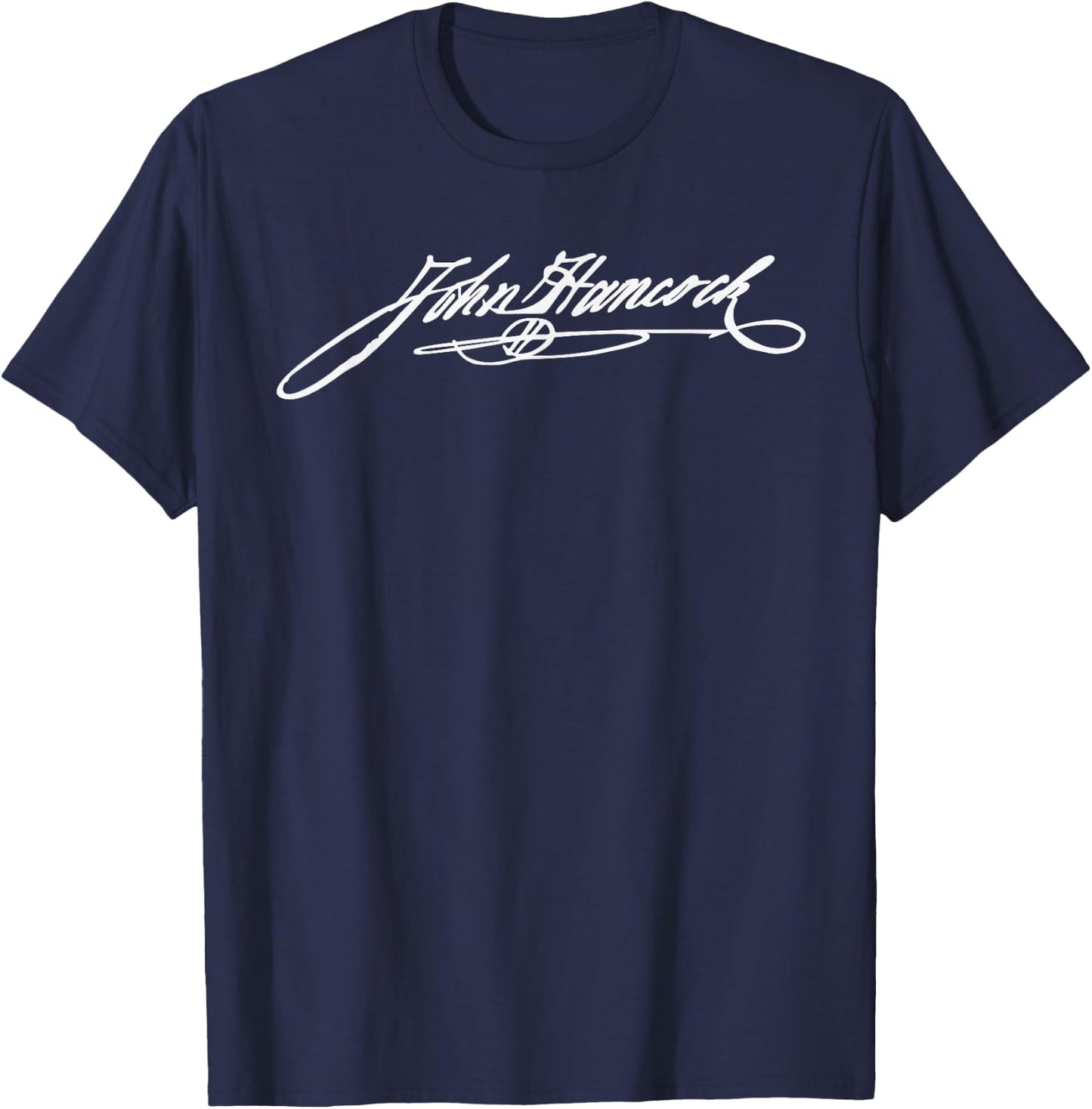 John Hancock Declaration of Independence Signature T-Shirt - T-Shirt | Navy