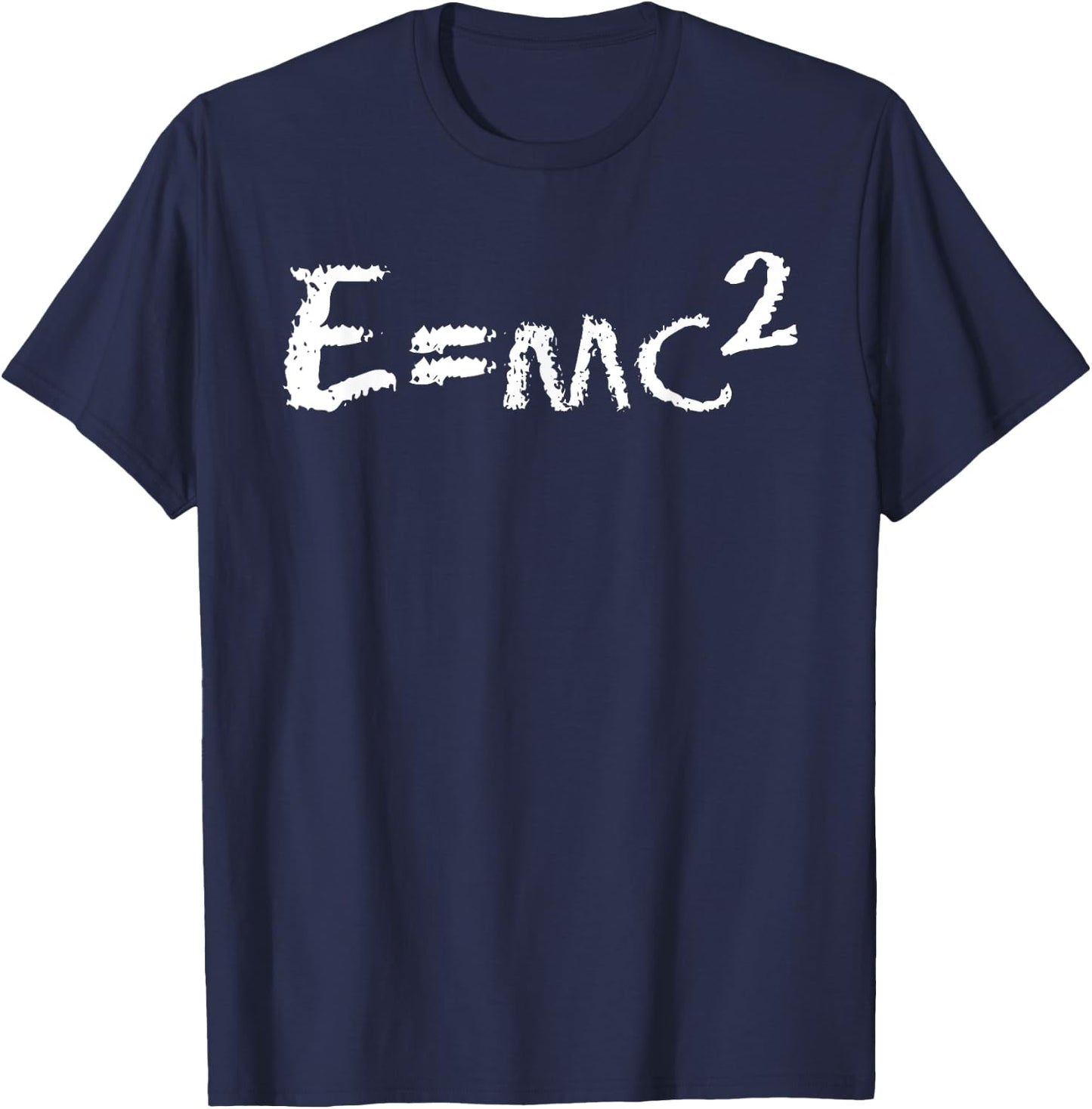 Fun E=mc2 equation - Physics - Relativity T-Shirt - T-Shirt | Navy