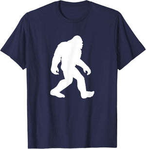 Classic Bigfoot Silhouette T-Shirt - T-Shirt | Navy