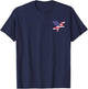 Eagle Patriotic 4th of July USA American Flag gift T-Shirt - T-Shirt | Navy