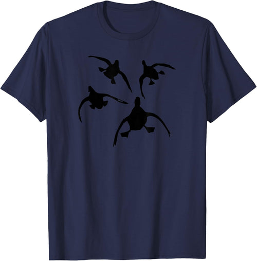 Duck Hunting T Shirt by Committed Waterfowl: Four Coming In
