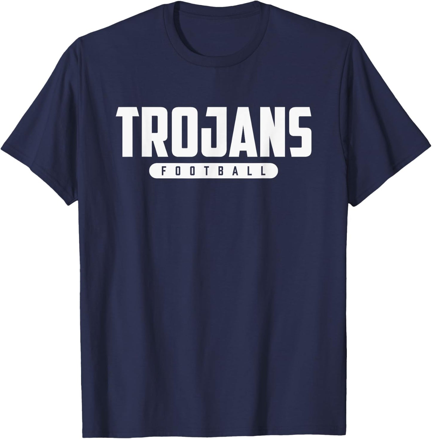 Lower Lake Trojans Football T-Shirt - T-Shirt | Navy