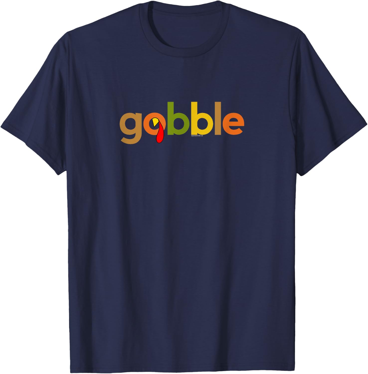 Thanksgiving Women | Gobble Turkey Day Thanks Fall T-Shirt - T-Shirt | Navy
