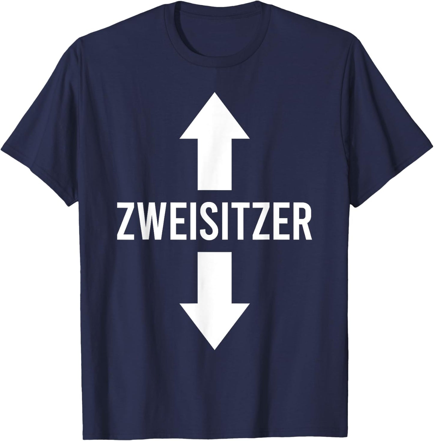 Two-seater shirt, two-seater shirt, two-seater , black T-Shirt - T-Shirt | Navy