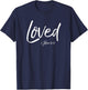 Loved 1 John 4:9 Lustiges süßes Christliches von God's Love T-Shirt - T-Shirt | Navy