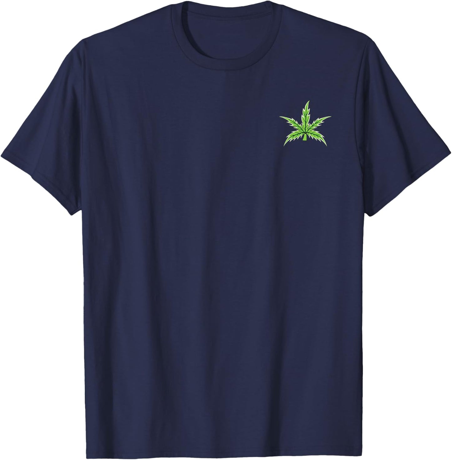 420 Weed Cannabis Marihuana Hanfblatt Legaliseed T-Shirt - T-Shirt | Navy