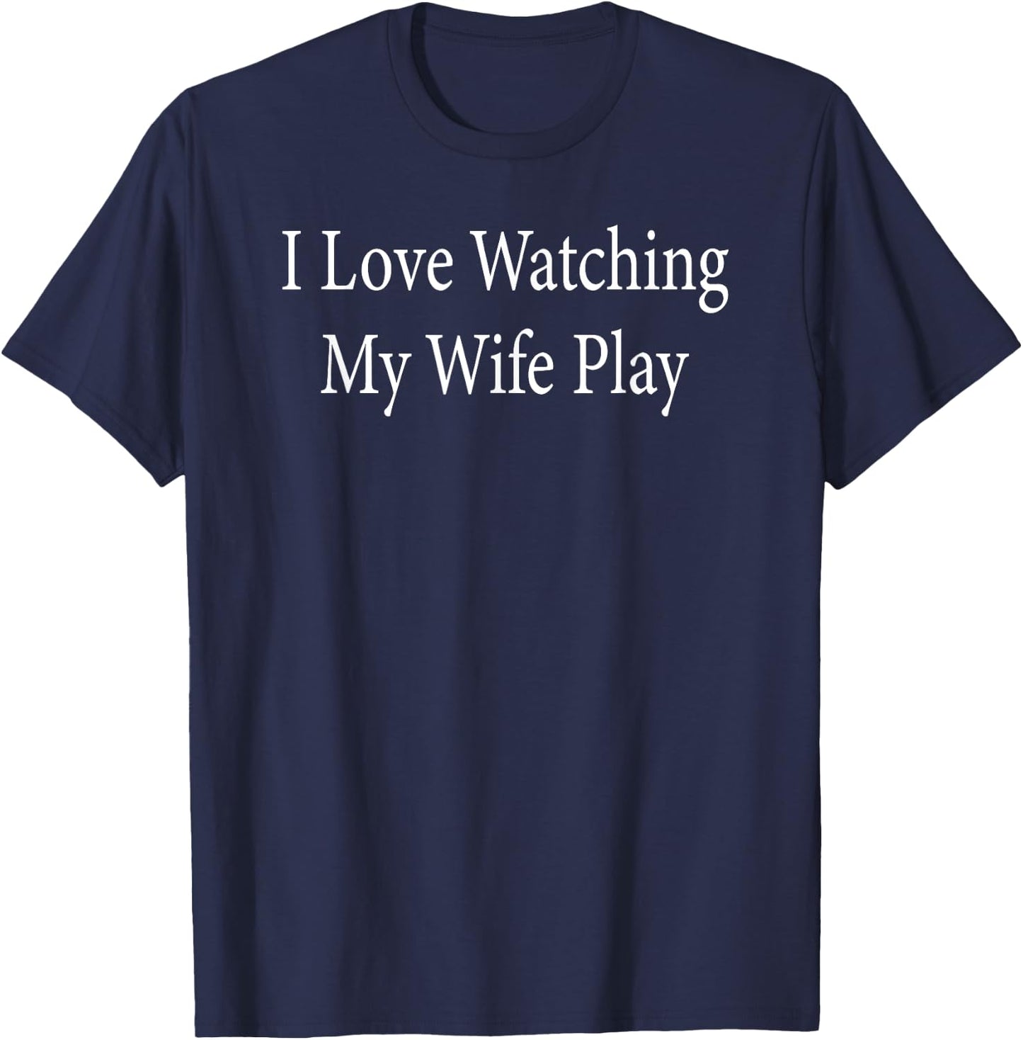 Watching Wife Play Funny Swinger Lifestyle Pineapple Couple T-Shirt - T-Shirt | Navy
