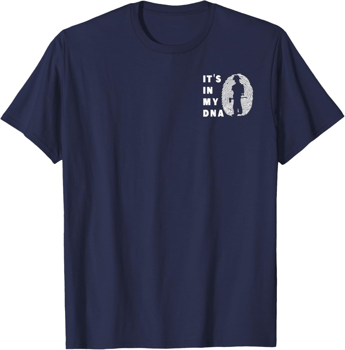 In My DNA Firefighter, Patriotic Firefighter Axes Men T-Shirt - T-Shirt | Navy