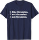 Tiramisu Lover Men Women Girls Boys T-Shirt - T-Shirt | Navy