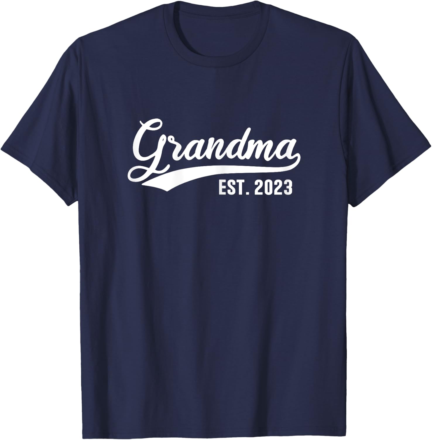 Grandma 2023 Retro Grandma Est 2023 T-Shirt - T-Shirt | Navy