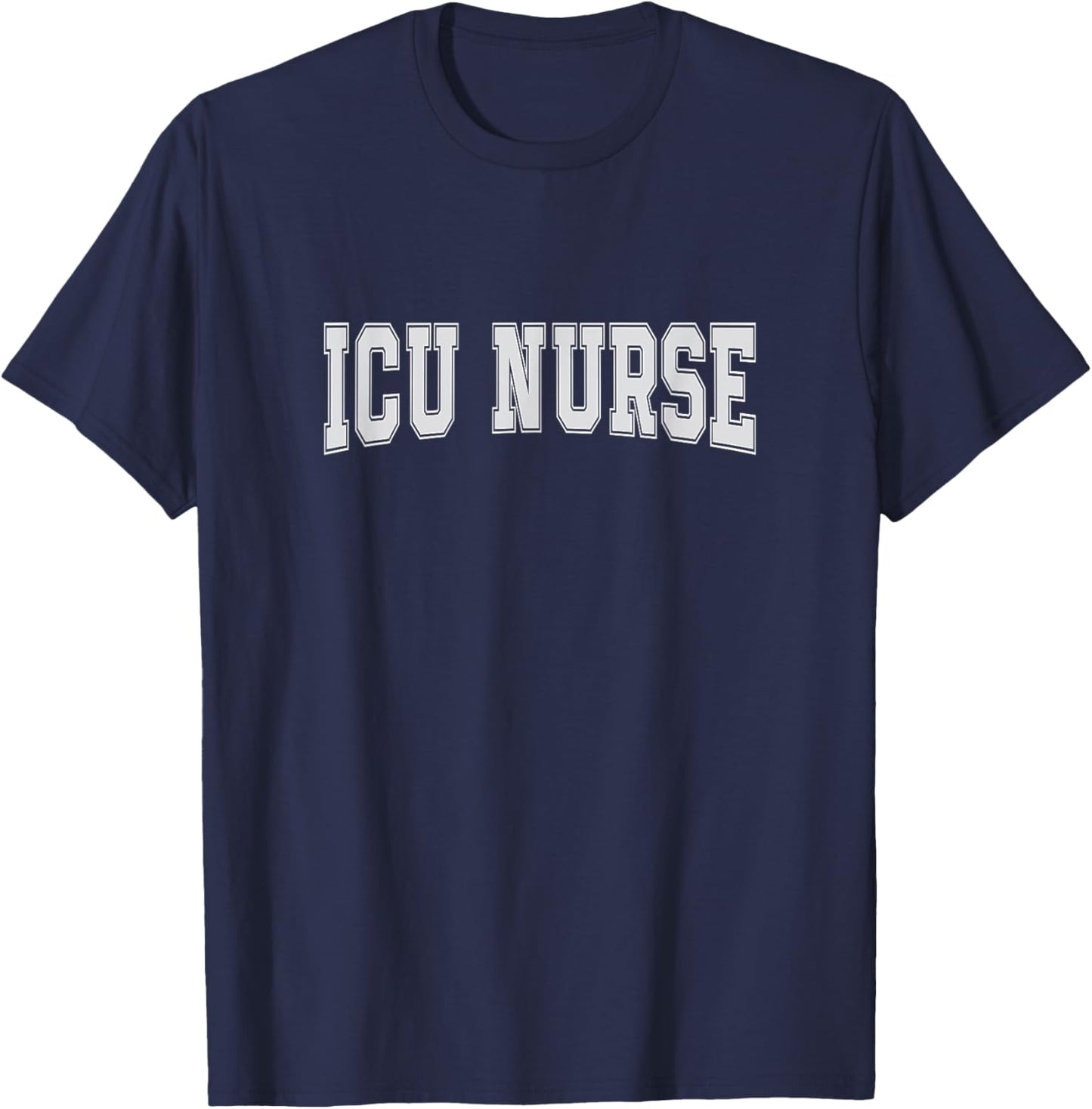Vintage ICU Nurse Intensive Care Unit Nurse Emergency Nurse T-Shirt - T-Shirt | Navy