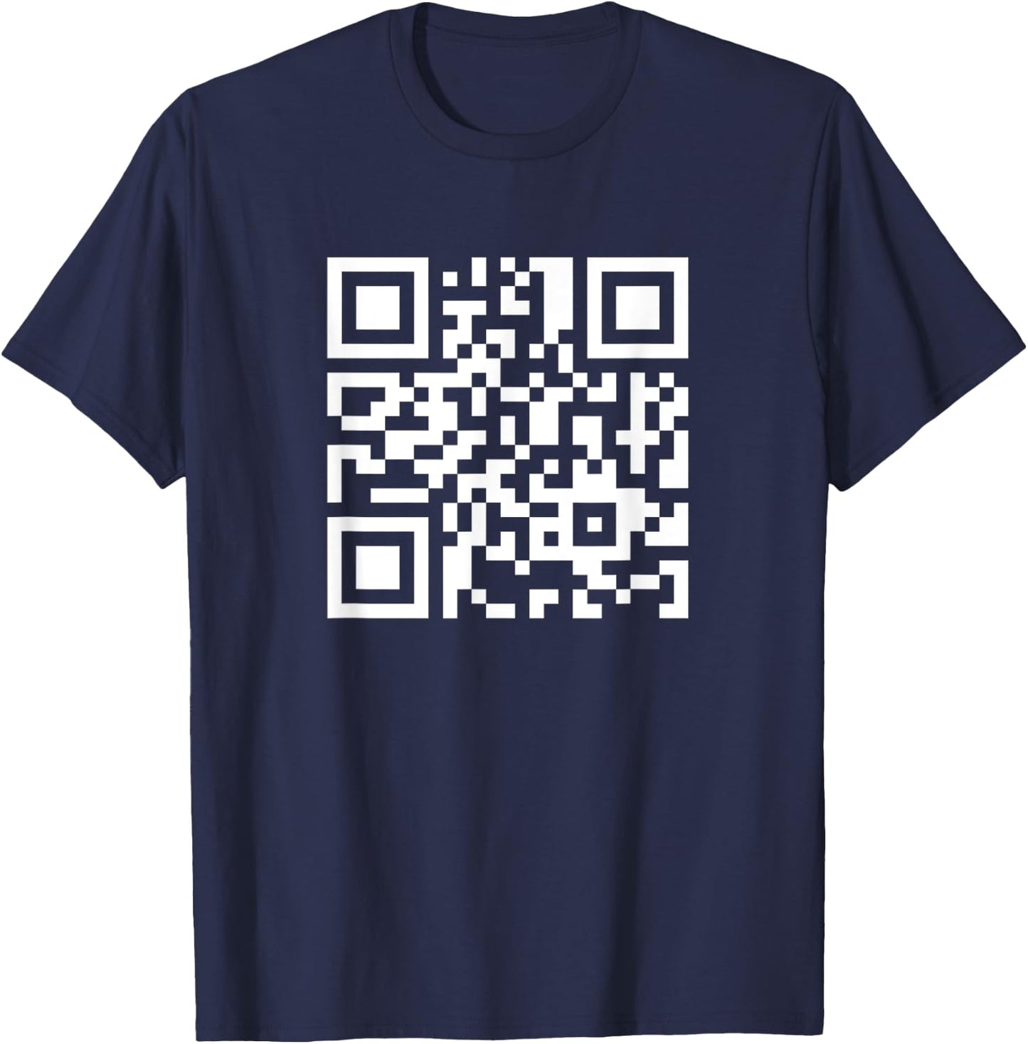 Lustiger QRcode Spruch ich höre Immer nur mimimi T-Shirt - T-Shirt | Navy