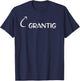 Ich Bin Grantig Lustig Grant Charakter T-Shirt - T-Shirt | Navy