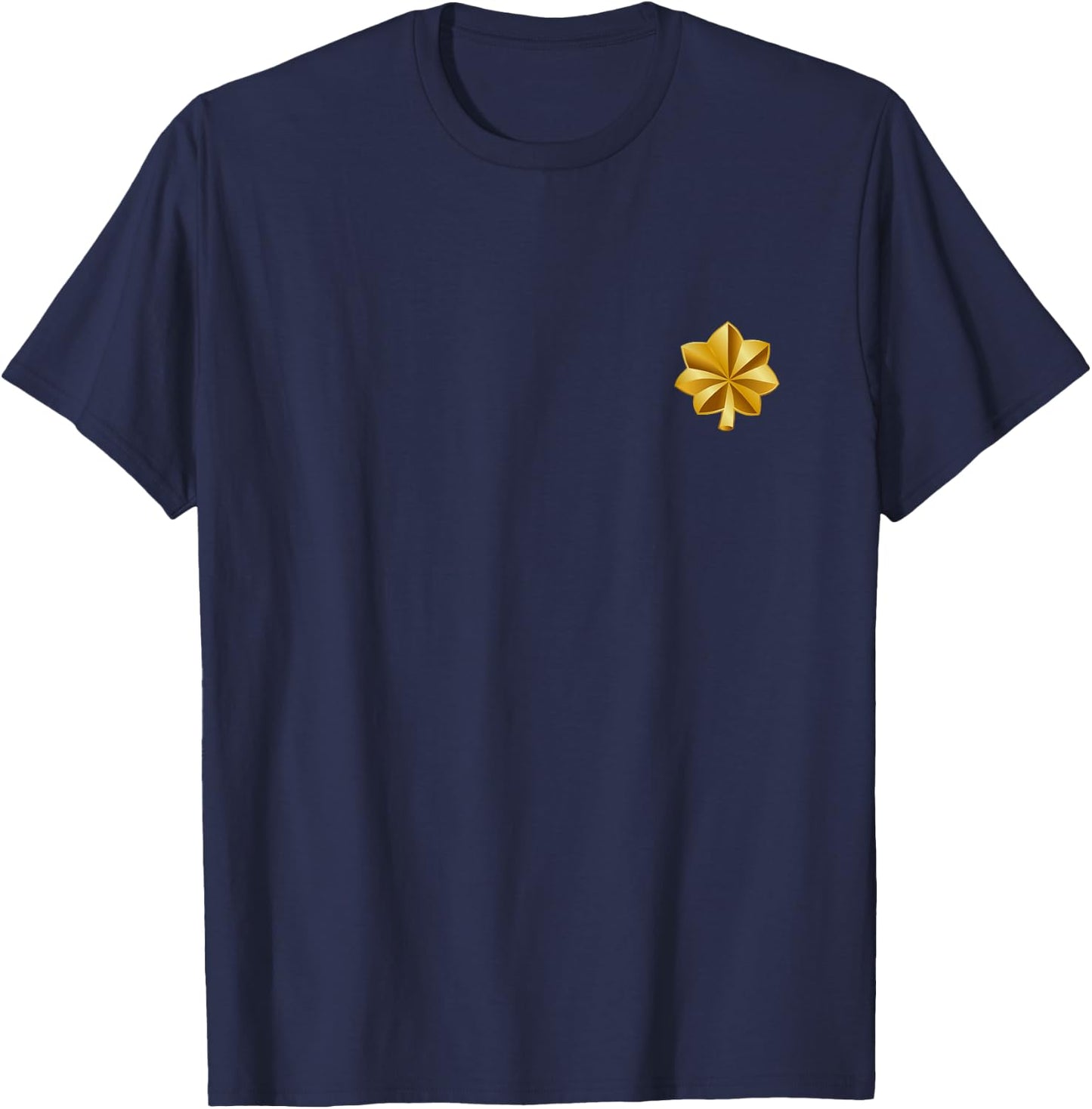 O-4 Major Officer Rank Insignia, Army Division Patch Veteran T-Shirt - T-Shirt | Navy