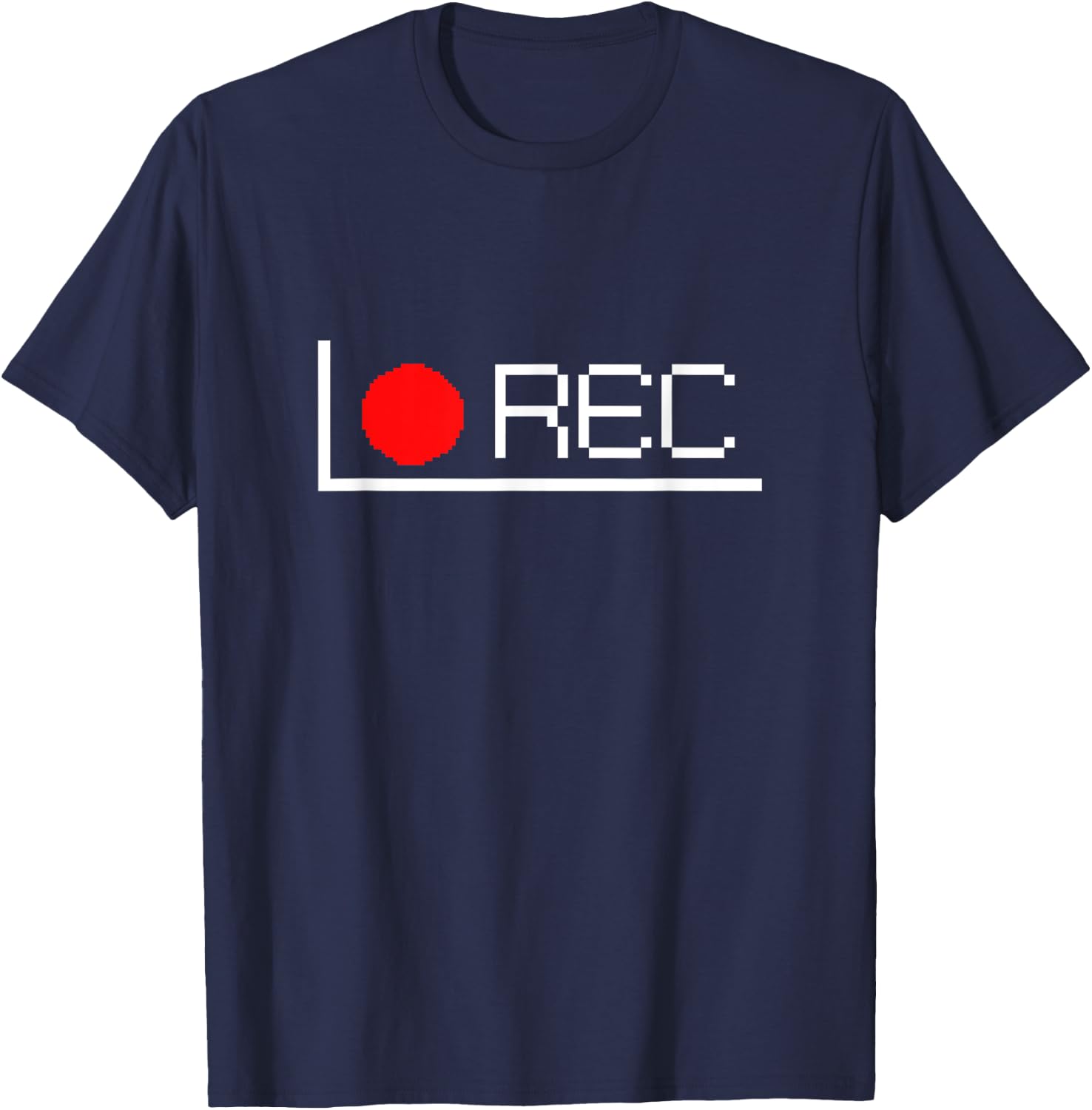 Camera Design - Film Photo Audio Music Video Tape REC Retro Oldschool Video Camcorder Recording Record VCR-VHS T-Shirt - T-Shirt | Navy