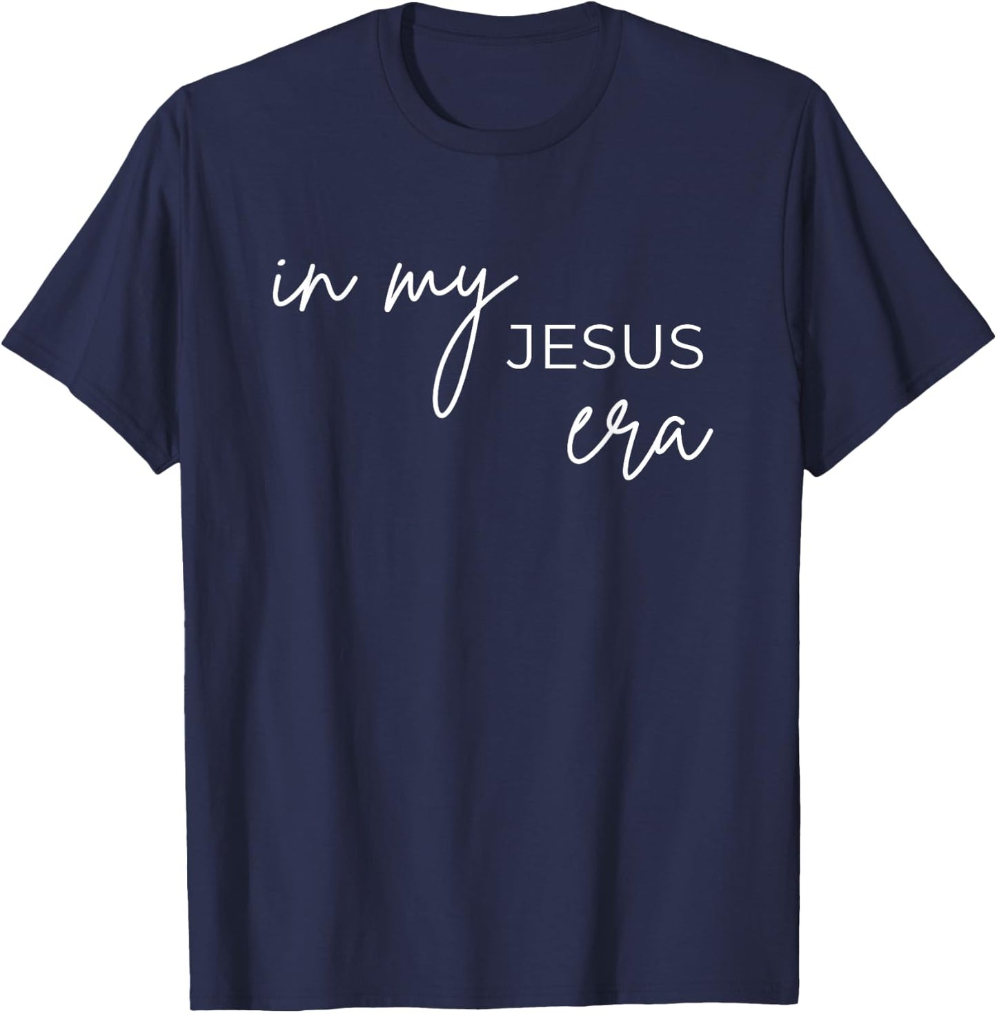 In My Jesus Era T-Shirt - T-Shirt | Navy