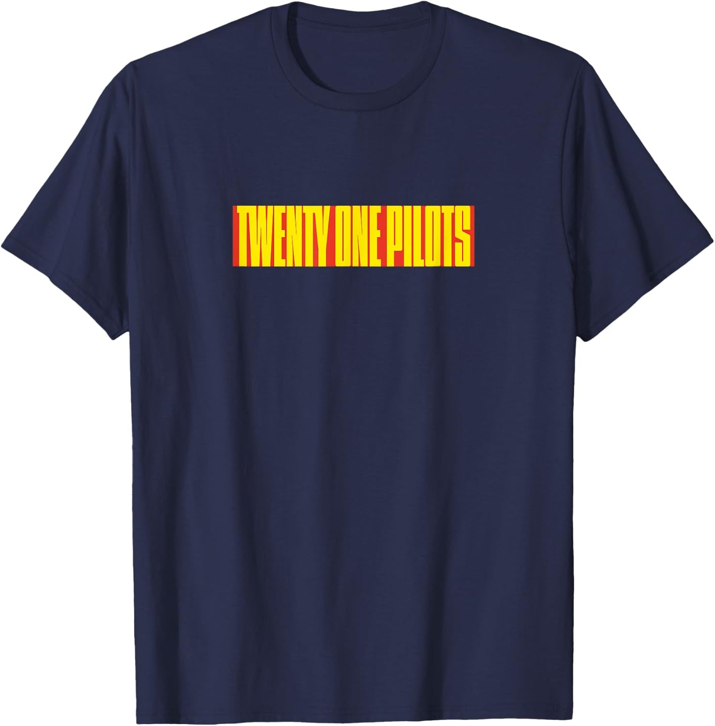 Twenty One Pilots Wordmark , black T-Shirt - T-Shirt | Navy