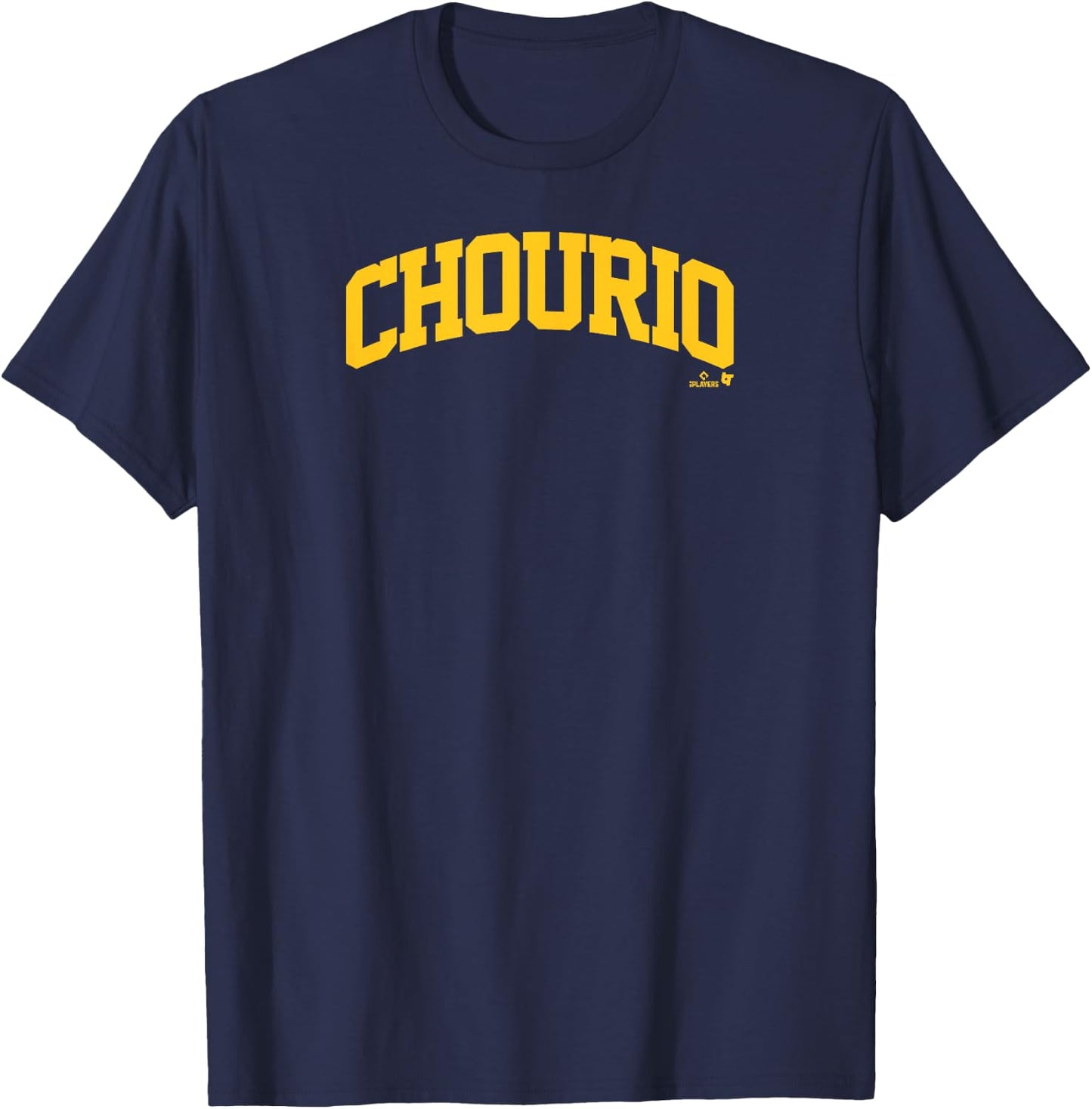 Jackson Chourio: Jersey Front Back #11 - Milwaukee Baseball T-Shirt - T-Shirt | Navy