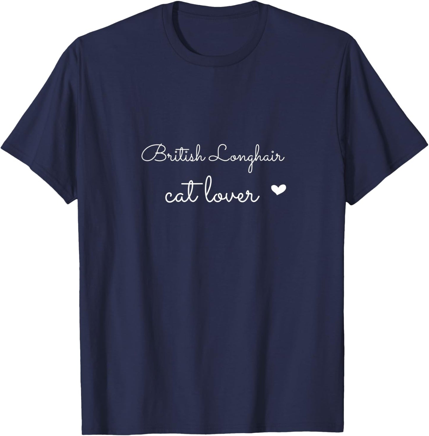 i love British Longhair cats, British Longhair cat lover Women Kids T-Shirt - T-Shirt | Navy