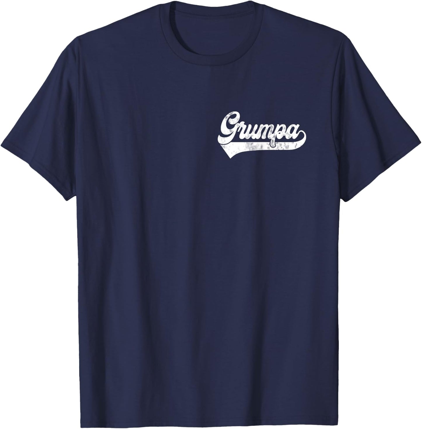Grumpa Vintage Retro Father's Day for Papa Grandpa T-Shirt - T-Shirt | Navy