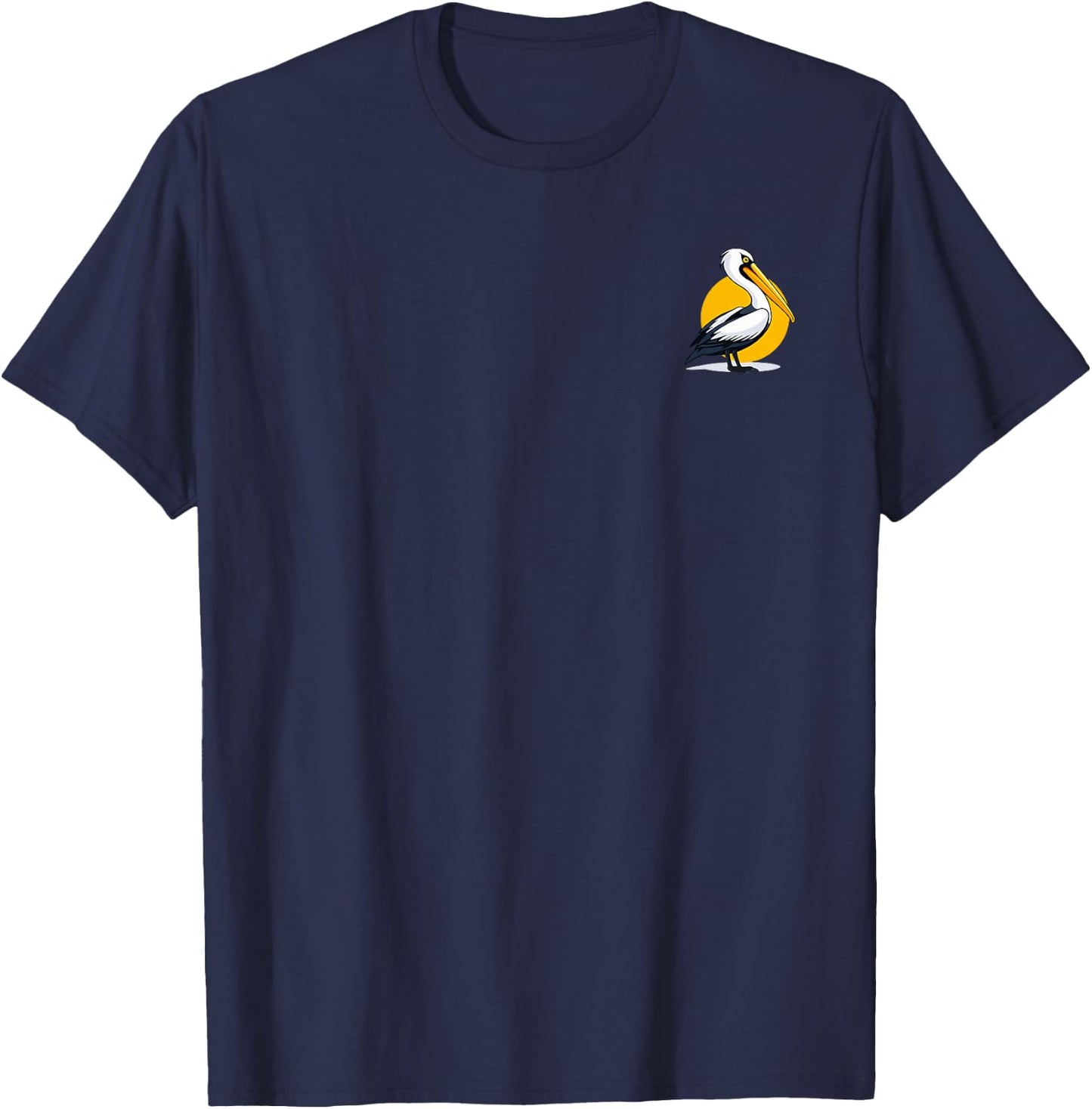 Pelican Pocket for Bird Lovers T-Shirt - T-Shirt | Navy