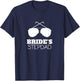 Brides Stepdad Funny Stepfather of the Bride Gifts Wedding T-Shirt - T-Shirt | Navy