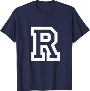 Letter R T-Shirt - T-Shirt | Navy