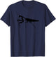 Cool Minimalist Insects Praying Mantis T-Shirt - T-Shirt | Navy