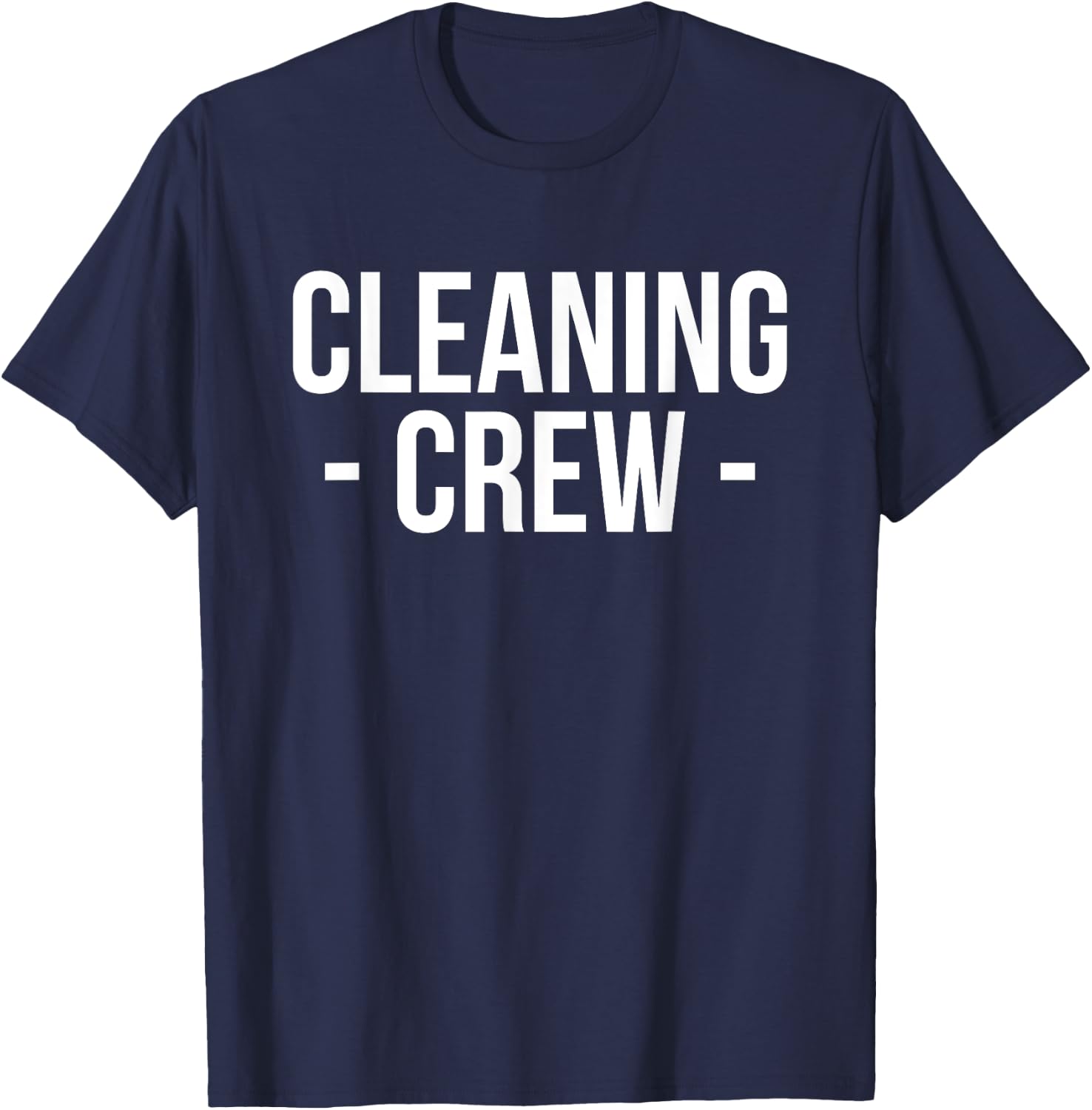 Cleaning Crew Reinigungskraft T-Shirt - T-Shirt | Navy