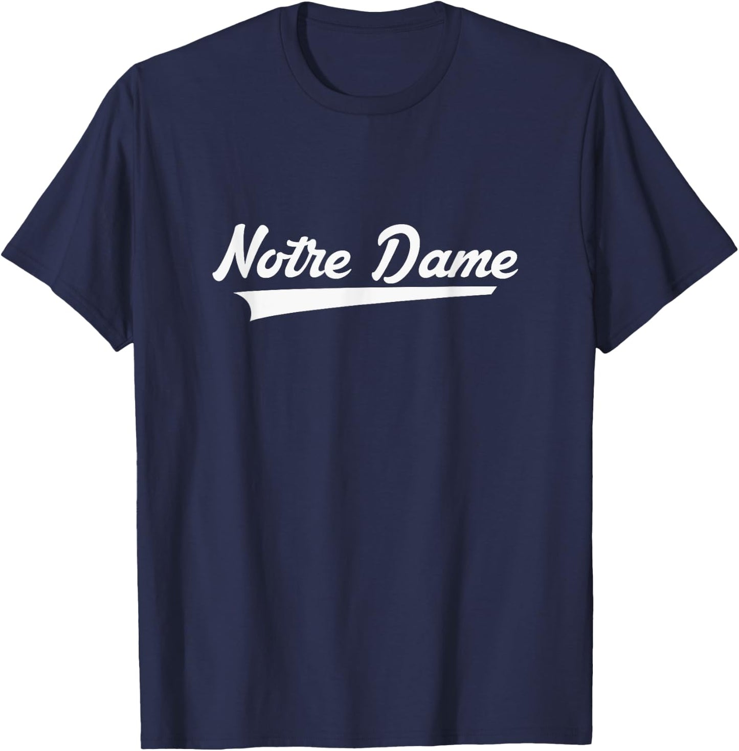 Notre Dame High School Vintage Swoosh T-Shirt - T-Shirt | Navy