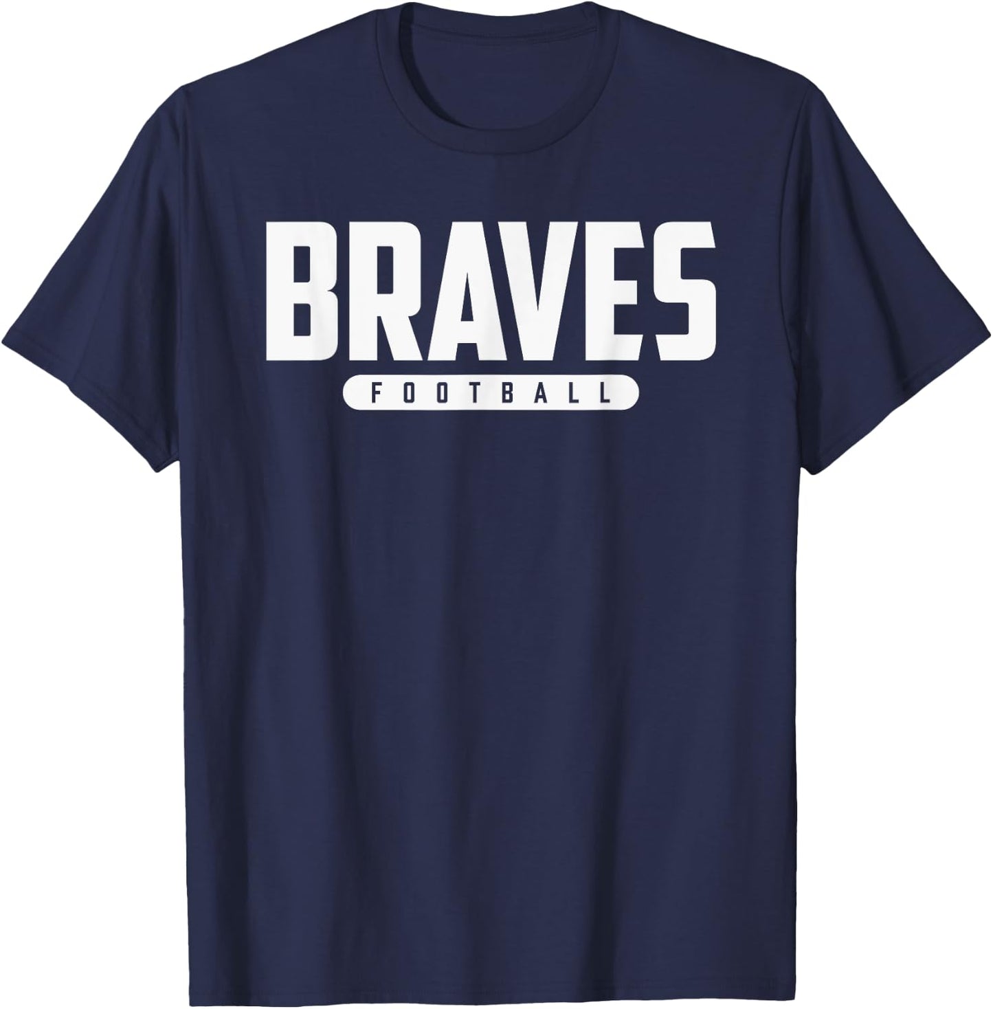 Walton Braves Football T-Shirt - T-Shirt | Navy