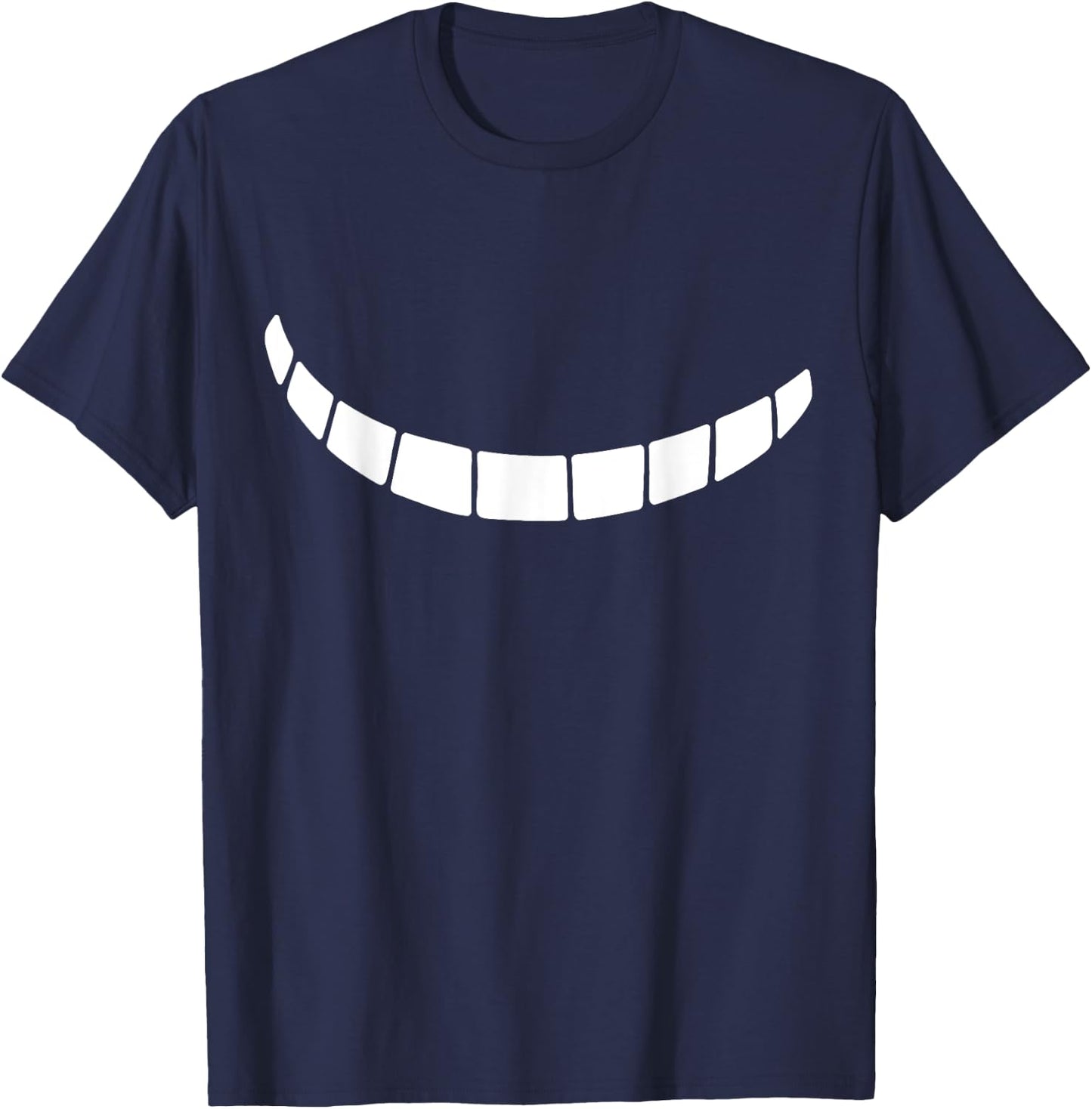 Alice in Wonderland Mysterious Grin Cheshire Smile T-Shirt - T-Shirt | Navy