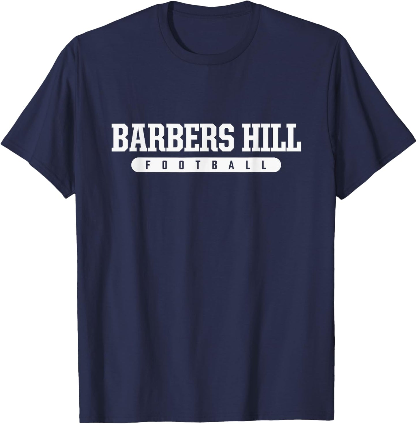 Barbers Hill High School Football T-Shirt - T-Shirt | Navy