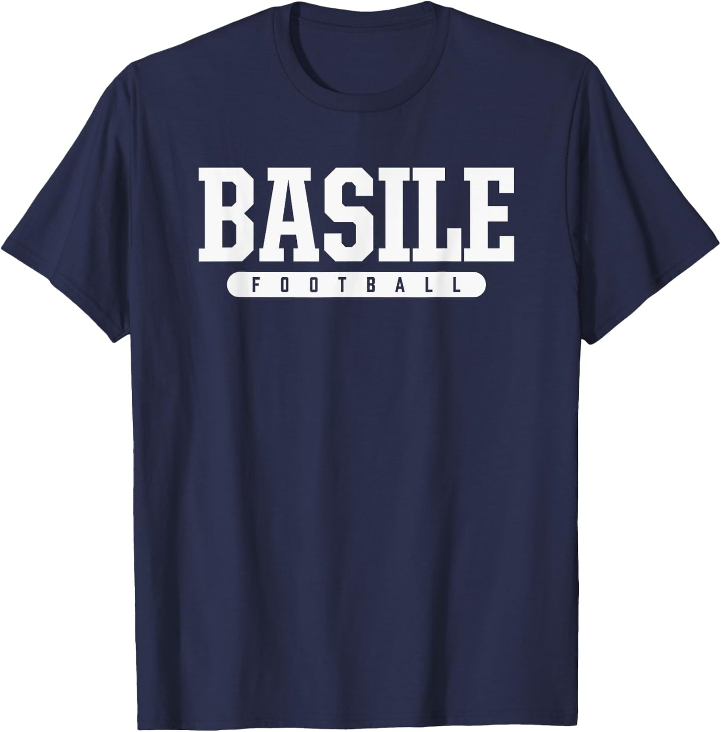 Basile High School Football T-Shirt - T-Shirt | Navy