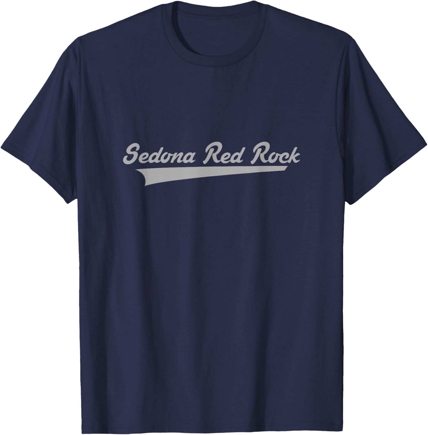Sedona Red Rock High School Vintage Swoosh T-Shirt - T-Shirt | Navy