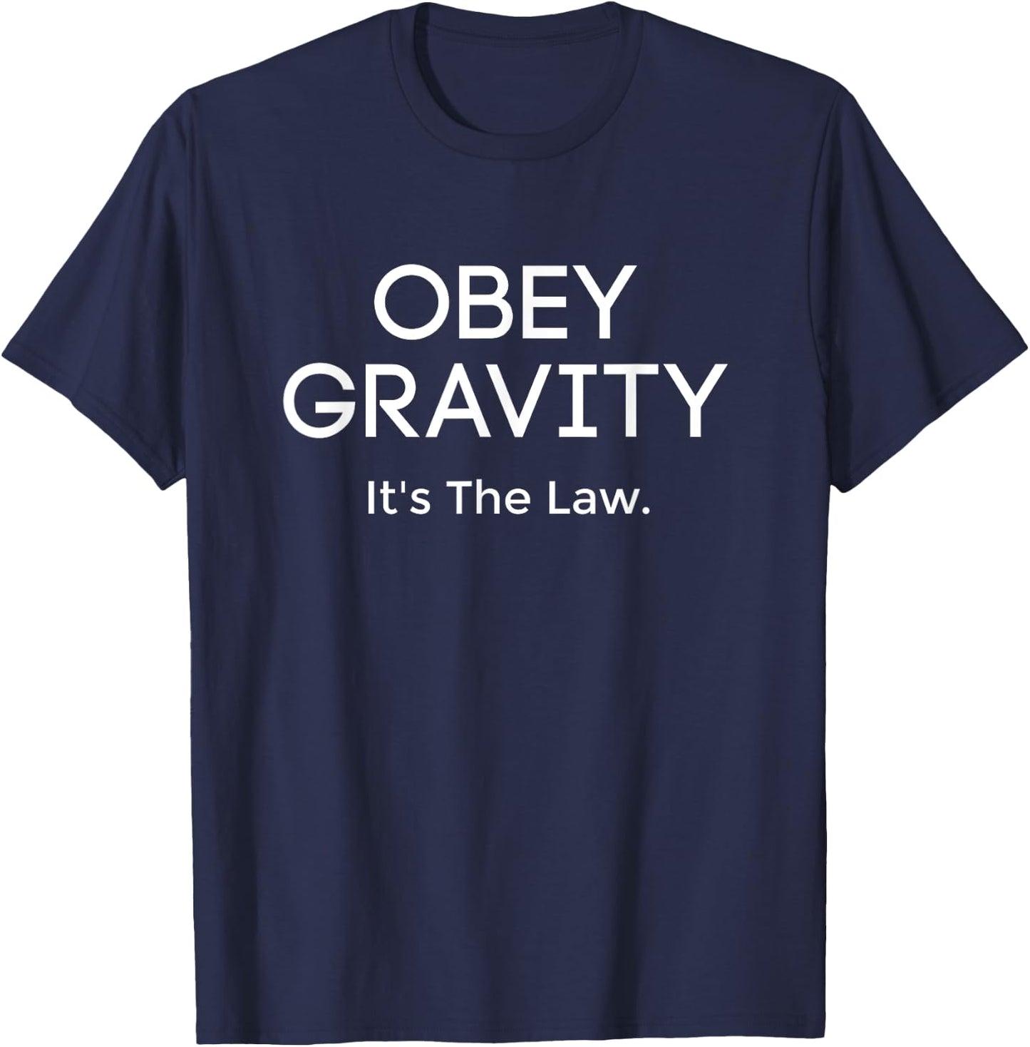 Obey Gravity T-Shirt - T-Shirt | Navy
