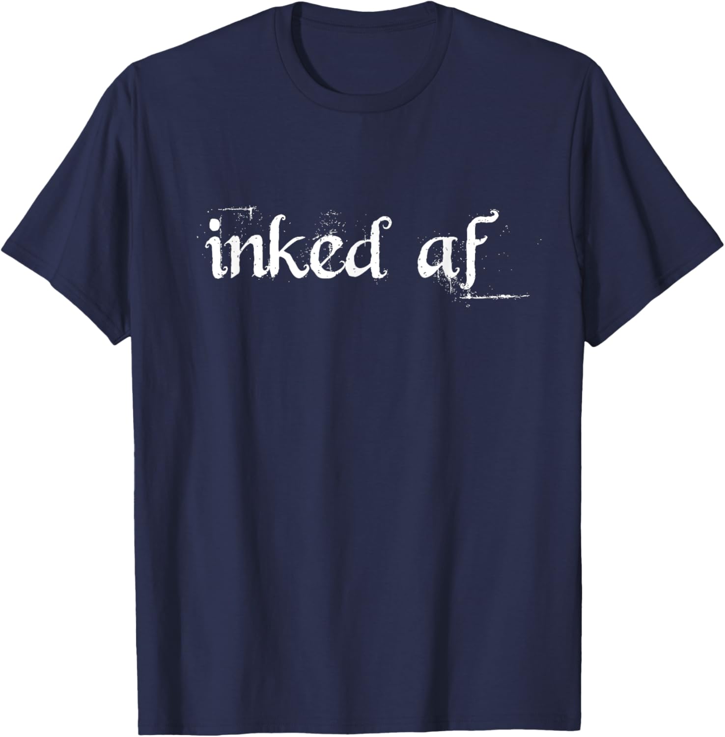 Inked af by Tattoo Shirt Blast T-Shirt - T-Shirt | Navy