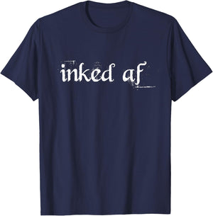 Inked af by Tattoo Shirt Blast T-Shirt - T-Shirt | Navy